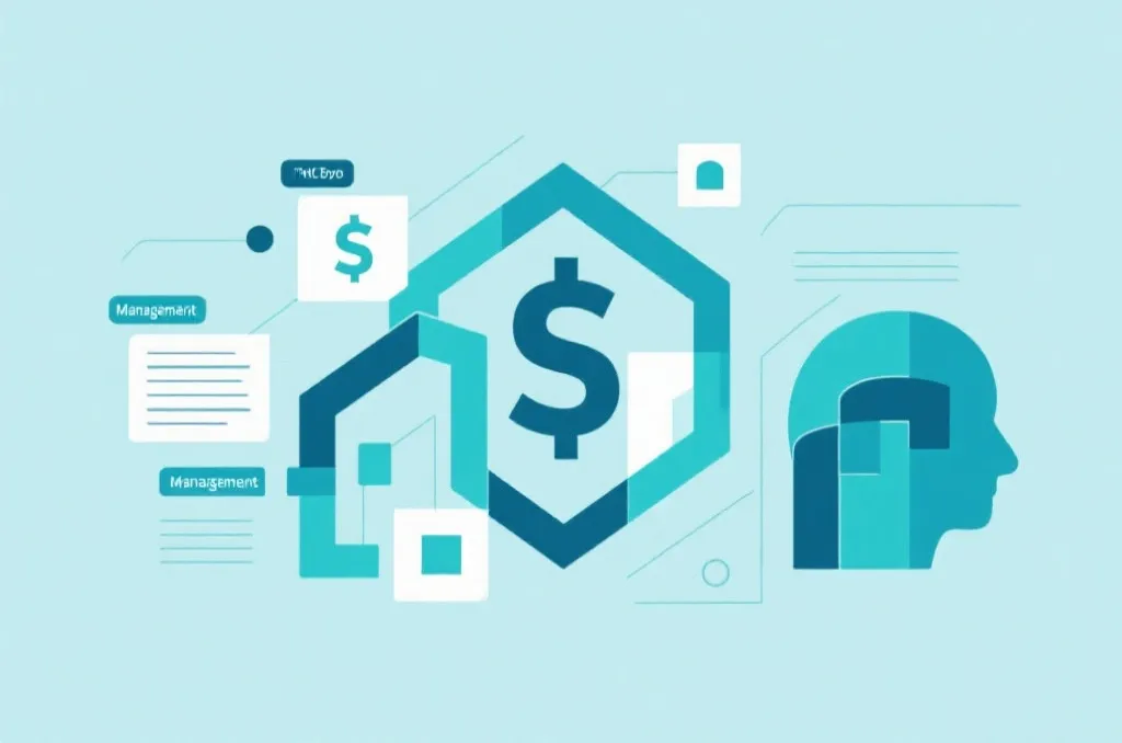 资金管理与心理建设的象征图